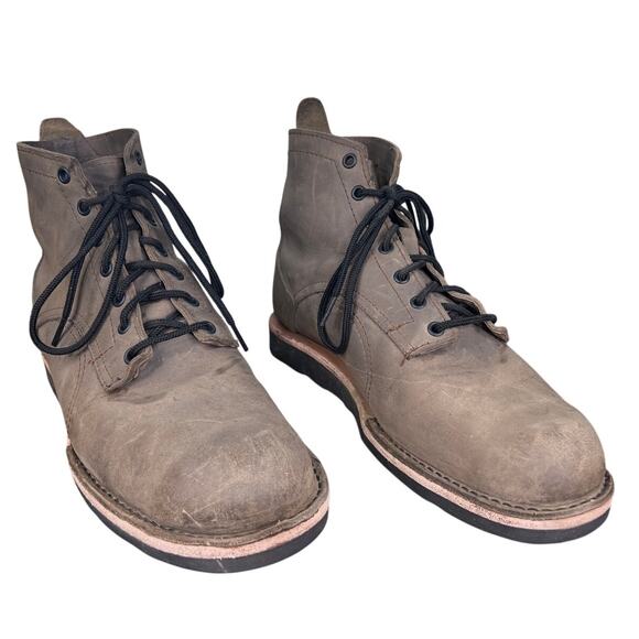 Origin Maine Men’s Coronado 6 Taupe Leather Vibram Sole Boot Size US 10.5 D main image 4